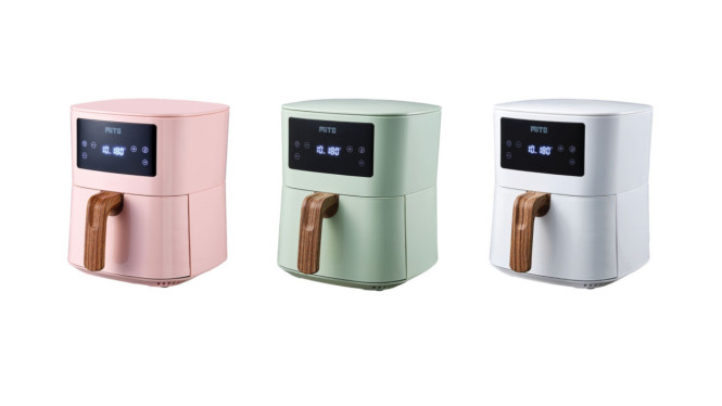 Air Fryer MITO AF1 WOOD SERIES/Ilustrasi air fryer, 1. Simplus Air fryer 4L (650W), 2. Cosmos CAF-6603 (650W, 2L), 3. Mito Digital Air Fryer AF1 (600W), 4. Denpoo AFD 35 (500W, 3.5L), 5. Bolde Super Air Fryer 7L (400W), 6. Philips Essential HD9100/80 (800W, 3.7L), 7. Goto Carison 4L (700W), 8. Kangaroo KG42AF1 (650W, 4L)