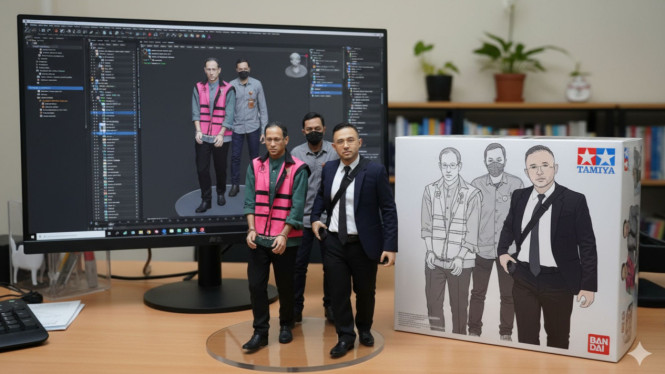 Tutorial membuat Action Figure dan Diecast Mobil dari AI