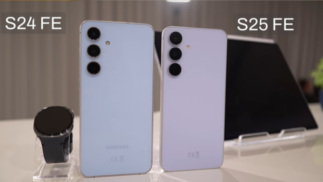 Samsung Galaxy S25 FE dan S24 FE