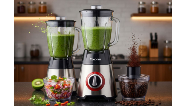 Blender Oxone OX-802 3-in-1, Kenapa Harus Oxone OX-802? Inilah 3 Fungsi Utamanya yang Bikin Dapur Makin Praktis, Tabel Spesifikasi Blender Oxone OX-802, Keunggulan Blender Oxone OX-802 Dibandingkan Blender Lain, Manfaat Nyata untuk Hidup Sehat dan Hemat