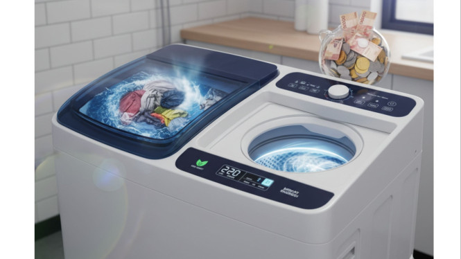 Rekomendasi mesin cuci 2 tabung, 1. Denpoo DW-8907B – Murah Meriah, Bodi Anti-Karat, Awet Seumur Hidup, 2. Sharp ES-T79SJ Twin Tab – Mode Hijab Eksklusif dan Super Hemat Energi, 3. Sanken TW-882NP – Kapasitas Jumbo, Deterjen Lebih Optimal, 4. Toshiba VH-H85MN – Praktis dengan Double Water Inlet, 5. Aqua QW-770XT – Higienis dengan Anti-Bakteri 99,9%, 6. LG Wind Jet Dry P9050R – Pakaian Anti-Lembap dan Anti-Bising, 7. Polytron Primadona Giant PWM 701B – Juara Irit Listrik Mutlak