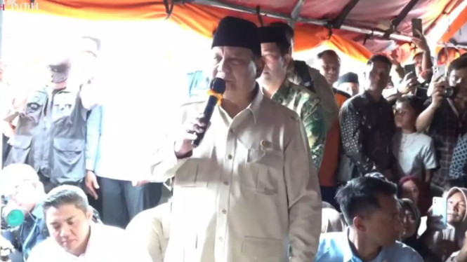 Presiden Prabowo di Takengon, Aceh Tengah