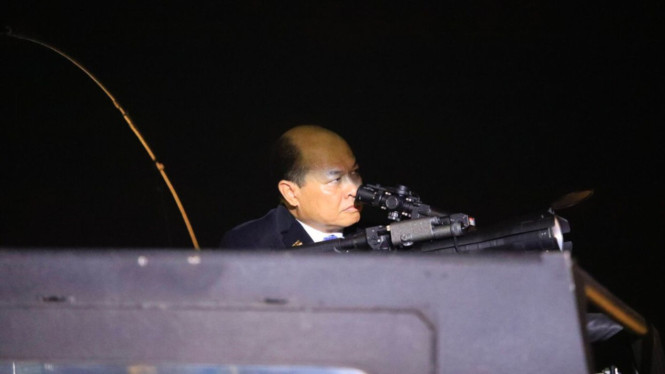 Direktur Utama PT PAL Indonesia Kaharuddin Djenod.