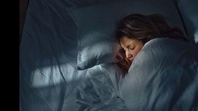 Ilustrasi tidur.