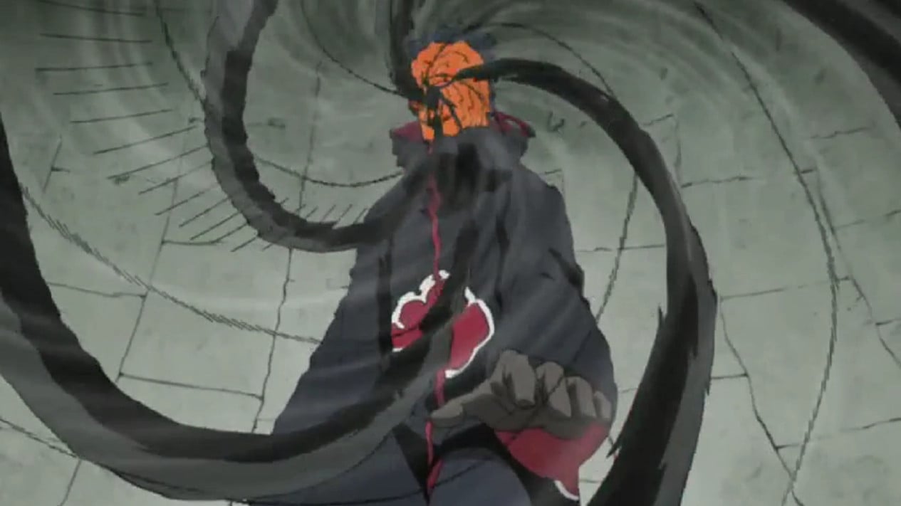 1. Kamui, 2. Shurikenjutsu, 3. Bakufu Ranbu, 4. Sashiki no Jutsu, 5. Gudodama