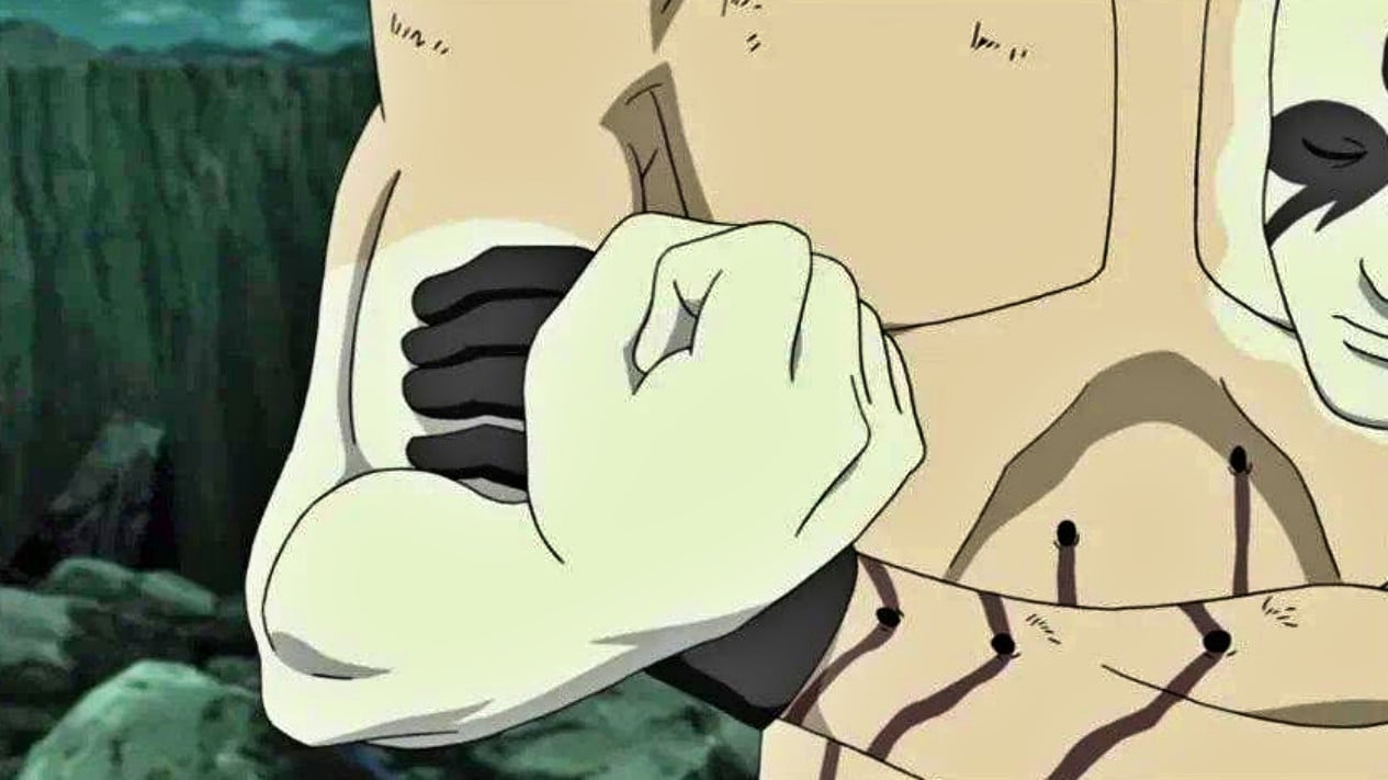 Sumber: Crunchyroll/Naruto Shippuden, 1. Lengan tersebut adalah prostetik, Sumber: Shueisha/                                                                                                             , Sumber: Crunchyroll/Naruto Shippuden, Sumber: Crunchyroll.com/Boruto Naruto Next Generations