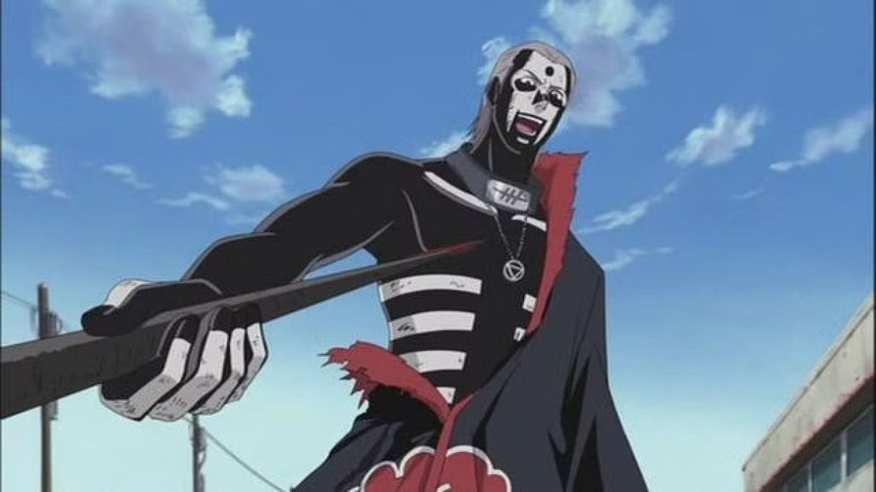 10. Mayfly (Zetsu), 9. Death Controlling Possessed Blood (Hidan), 8. C4 (Deidara), 7. Performance Of A Hundred Puppets (Sasori), 6. Earth Grudge Fear (Kakuzu), 5. Great Shark Bullet (Kisame), 4. Paper Person Of God (Konan), 3. Shinra Tensei (Pain), 2. Tsukuyomi (Itachi), 1. Kamui (Obito)