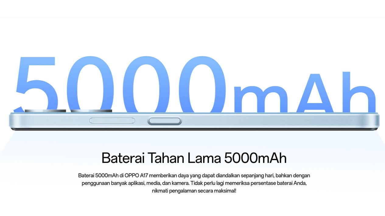 Spesifikasi OPPO A17 Mumpuni dan Kamera Berkualitas Tinggi, Performa Andal dan Baterai Tahan Lama, Fitur Pendukung Lainnya, Pilihan Warna dan Harga OPPO A17