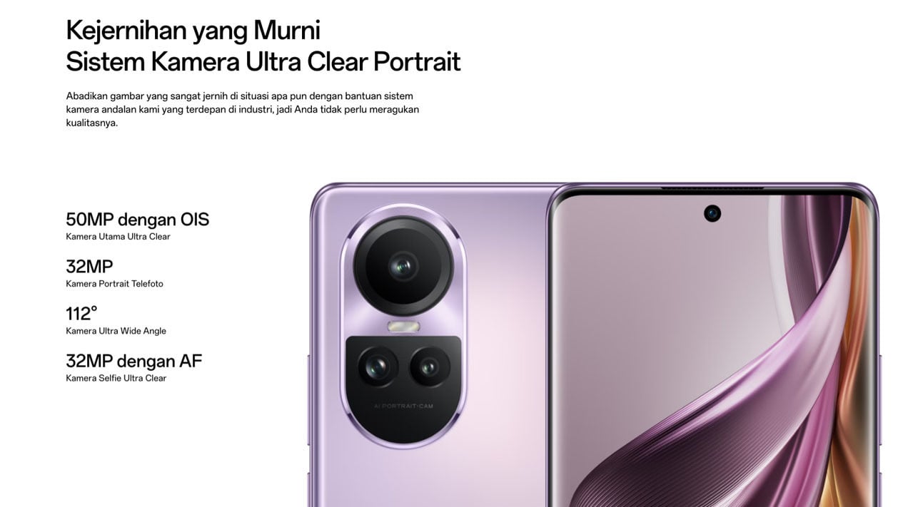 Performa Gahar dengan RAM 12GB, Kamera Selfie 32MP untuk Hasil Foto Memukau, Kemampuan Kamera Belakang yang Tak Kalah Mumpuni, Layar AMOLED 120Hz yang Mendukung Visual Menakjubkan, Desain Premium dan Baterai Tahan Lama, Fitur Lengkap dan Harga Oppo Reno 10 Pro 5G