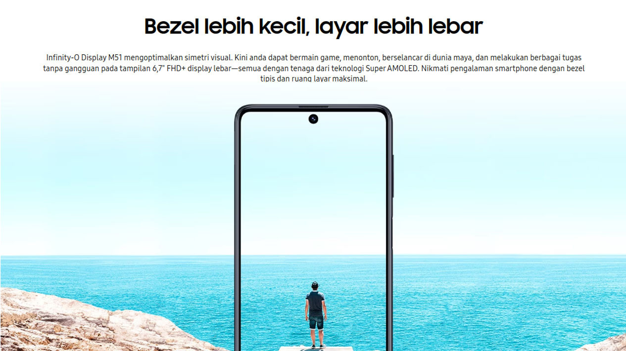 Spesifikasi Samsung Galaxy M51 Memuaskan di Kelasnya, Performa Mumpuni dengan Snapdragon 730G, Kamera Mumpuni untuk Foto dan Video, Baterai Jumbo Tahan Lama, Fitur Lengkap dan Konektivitas Mutakhir, Harga Samsung Galaxy M51 