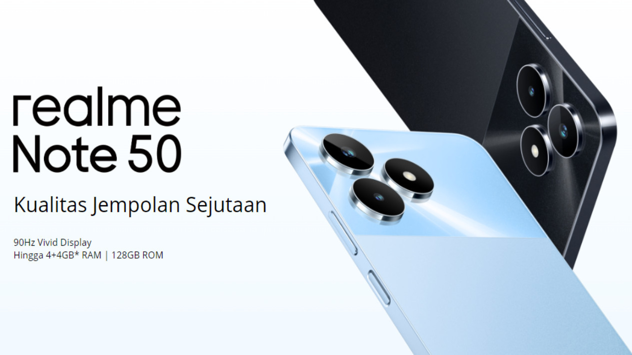 1. Realme Note 50, 2. OPPO A18, 3. POCO C65, 4. Infinix Hot 40i, 5. Redmi 13C