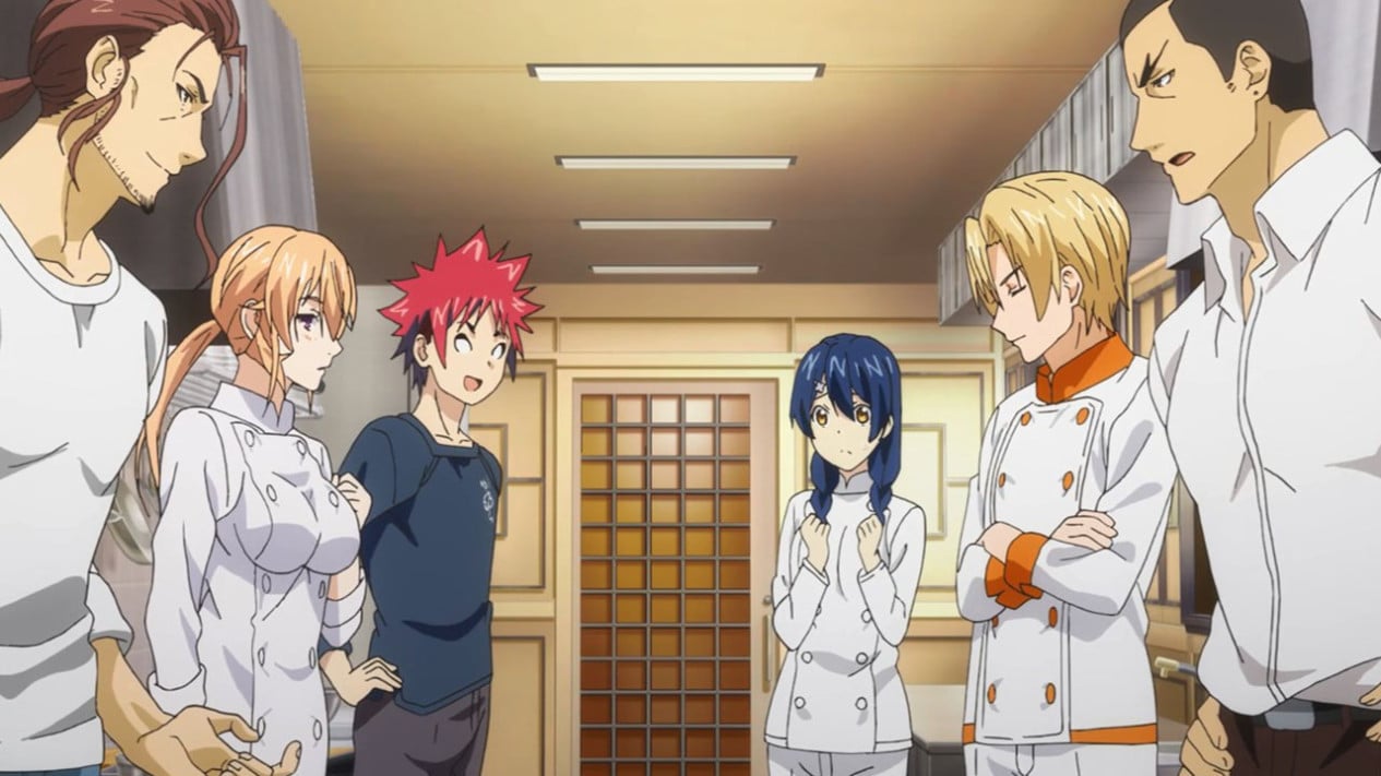 Shougeki No Souma, Shougeki No Souma , Seikon no Qwaser , Domestic Na Kanojo , Highschool of the Dead , Prison School , DanMachi , Cross Ange: Tenshi to Ryuu no Rondo , Goblin Slayer , Momo Kyun Sword , High School DxD 