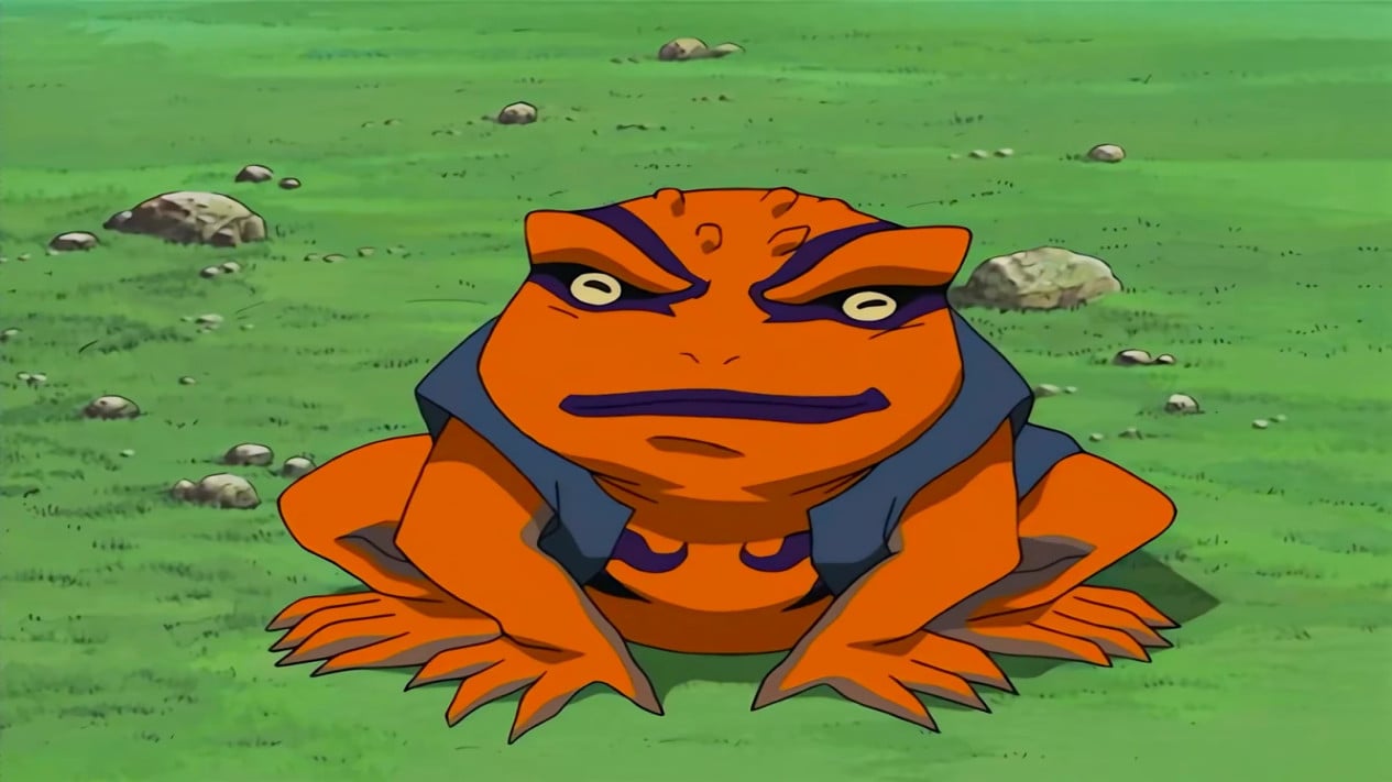 Gamakichi, Fukasaku , Gamamaru , Gamabunta , Gamaken , Gamahiro , Gamakichi , Gamatatsu , Gamariki , Gamatama , Gamatora , Gamakou 
