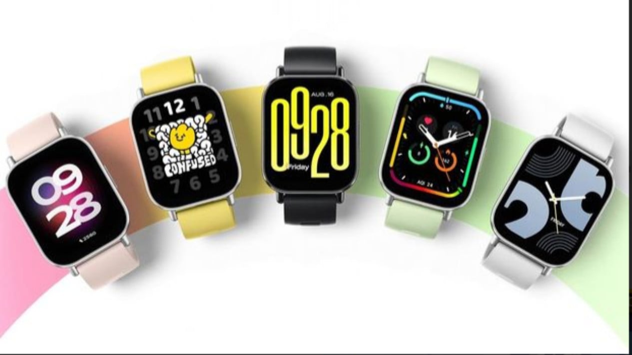 Redmi Watch 5 Active, 1. Redmi Watch 5 Active, 2. Aolon Tetra R4, 3. Olike FMA 02, 4. Itel O43, 5. Advan S2 Pro, 6. Realme Watch S2, 7. Haylou Solar Neo