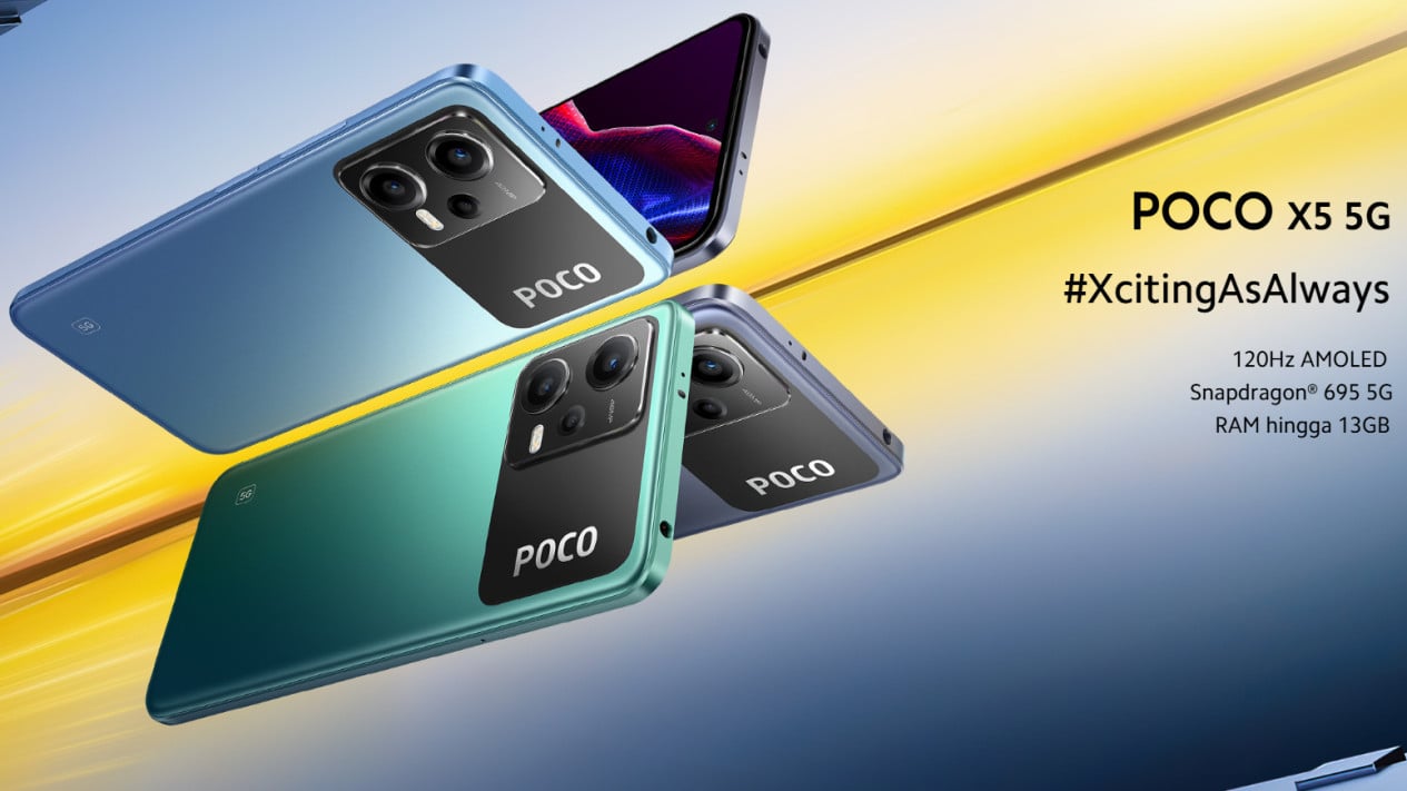 POCO X5, 1. POCO M6 Pro 5G: Fitur Lengkap dengan Harga Terjangkau, POCO M6 Pro 5G , 2. POCO X5: Pilihan Mid-Range yang Serbaguna, POCO X5 , 3. POCO X5 Pro: Performanya Lebih Ngebut, POCO X5 Pro , 4. POCO X6 5G: Tahan Lama dengan Desain Premium, POCO X6 5G , 5. POCO F5: Flagship Killer dengan Fitur Premium, POCO F5 