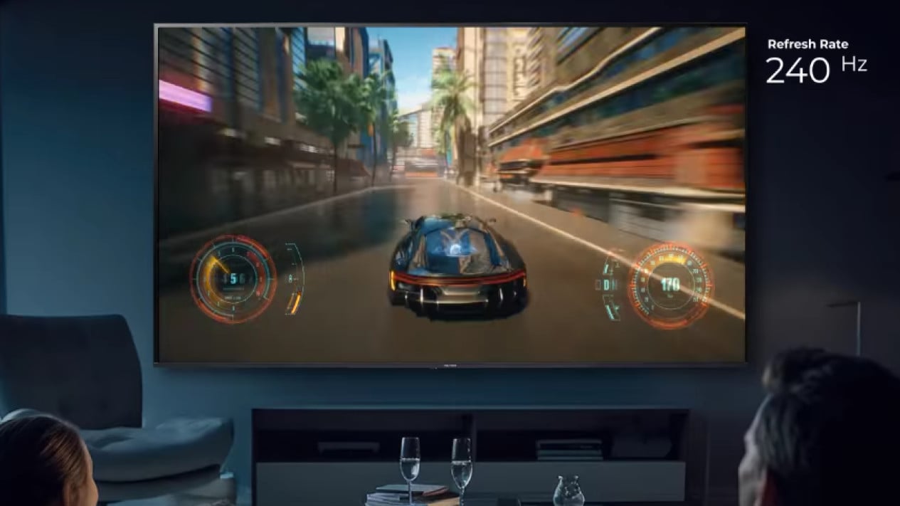Polytron EQLED TV 100 Inch, Teknologi EQLED dan Quantum Dot yang Memukau, Polytron EQLED TV 100 Inch , Desain Elegan dan Dimensi Besar, Konektivitas dan Fitur Gaming Canggih, Harga dan Garansi Resmi