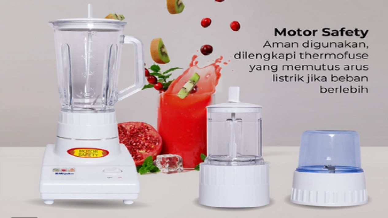 Miako Blender BL 102 PL, Philips Blender 3000 Series HR2042 – Tekstur Halus dalam 45 Detik, Miako Blender BL 102 PL – Multifungsi untuk Semua Kebutuhan, Mitochiba CH200 – Mata Pisau Twist untuk Kecepatan Optimal, Philips Blender 5000 Series HR2221 – Performa Tangguh dengan Kapasitas Luas