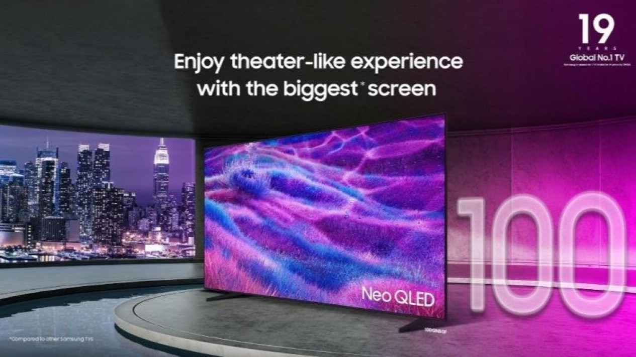 TV Samsung layar besar dengan AI Picture #Samsung, Keunggulan utama TV Samsung layar besar: tampilan yang hidup dan detail maksimal, Pengalaman nonton bioskop di rumah melalui TV Samsung layar besar, Fleksibilitas multitasking: layar besar Samsung untuk hiburan dan produktivitas, Hiburan tanpa batas: karaoke, gaming, dan momen kebersamaan bersama layar besar Samsung, Mengapa sekarang adalah waktu yang tepat memilih TV Samsung layar besar, Layar besar Samsung sebagai pusat aktivitas rumah yang bermakna
