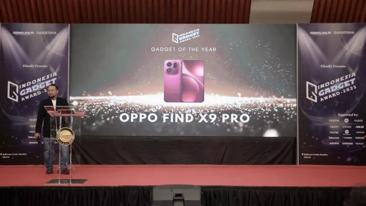 OPPO Find X9 Pro Raih Gelar Gadget of the Year 2025, Highlight Utama: OPPO Find X9 Pro Jadi Gadget Terbaik Tahun Ini, IGA 2025 Hadirkan Workshop digiXumkm &amp; Gizmotalk Bertema AI, Tren AI &amp; Smartphone 5G Terus Naik, Pasar Indonesia Jadi Sorotan, AI Kini Menyatu dengan Kehidupan Sehari-Hari, Deretan Pemenang Indonesia Gadget Award 2025, IGA 2025: Perayaan Inovasi yang Terus Berlanjut