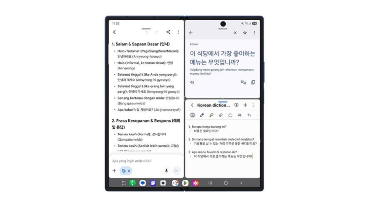 Performa Multi Window Fold7 untuk Aktivitas Belajar, Samsung Galaxy Z Fold7: Layar 8 Inci untuk Produktivitas Maksimal, Performa Snapdragon 8 Elite: Fondasi Multitasking di Galaxy Z Fold7, Multi Window Fold7: Fitur Penggerak Produktivitas Modern, Performa Multi Window Fold7 untuk Aktivitas Belajar, Kerja, dan Hiburan, Performa Multi Window Fold7 untuk Aktivitas Belajar , Kolaborasi Produktif dengan Google Gemini Live Fold7, Kolaborasi dengan Google Gemini Live di Galaxy Z Fold7 , Harga Galaxy Z Fold7 dan Penawaran Khusus, Galaxy Z Fold7: Perangkat untuk Semangat Pahlawan Masa Kini