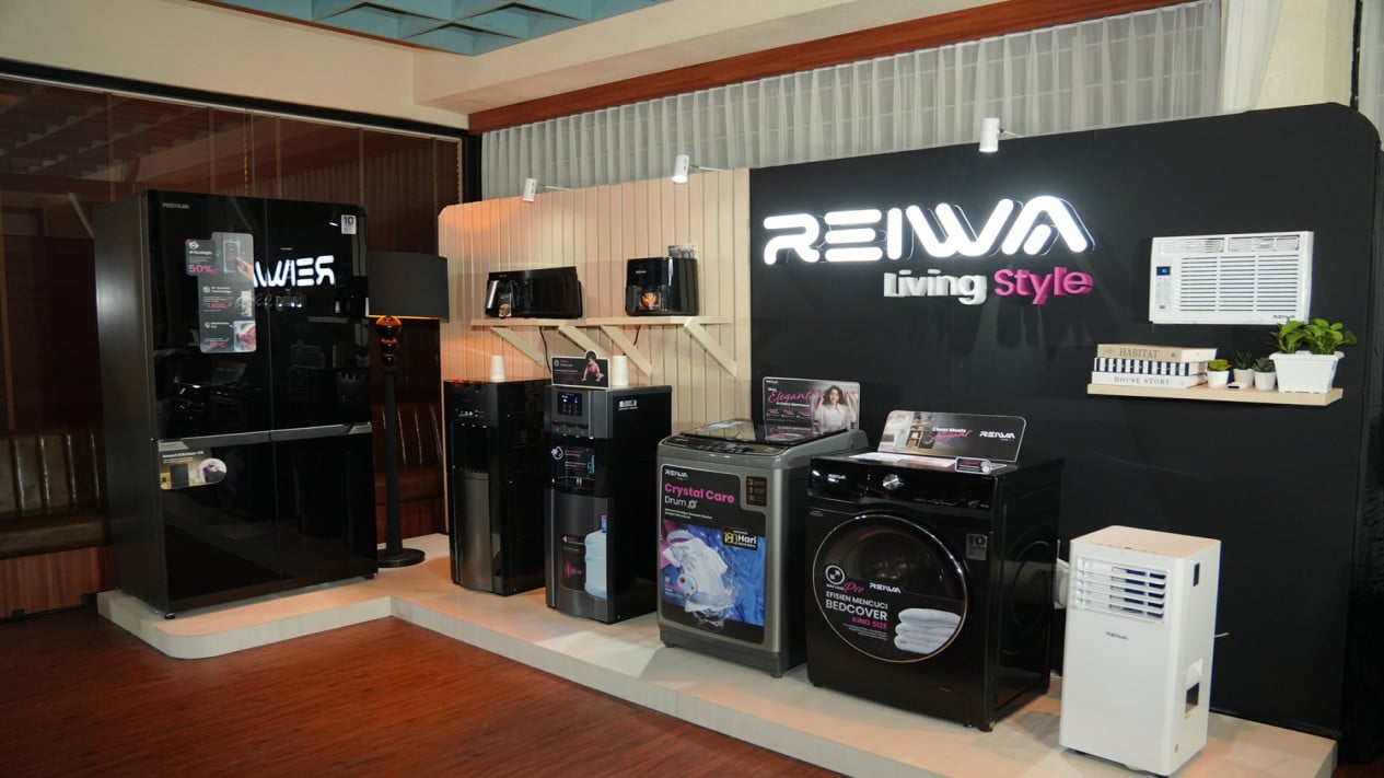 Mesin cuci dan dispenser Reiwa 