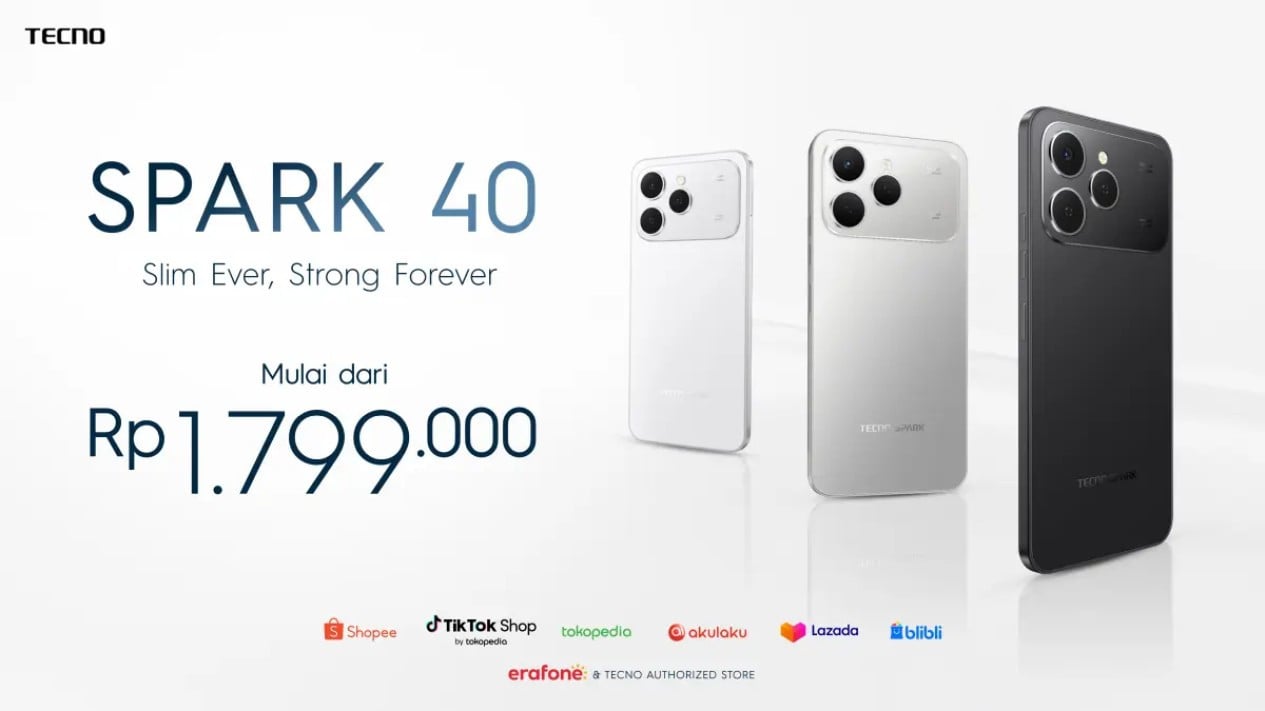 Harga TECNO Spark 40 