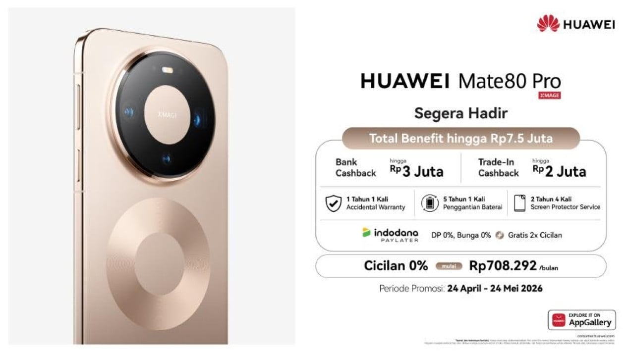 Harga Huawei Mate 80 Pro, Kamera Huawei Mate 80 Pro Jadi Andalan Utama, Durabilitas Huawei Mate 80 Pro Lebih Tangguh, Fitur AI Huawei Mate 80 Pro Bikin Aktivitas Lebih Praktis, Desain Premium dan Baterai Tahan Lama, Harga Huawei Mate 80 Pro dan Promo di Indonesia, Huawei Mate 80 Pro Flagship Serba Bisa