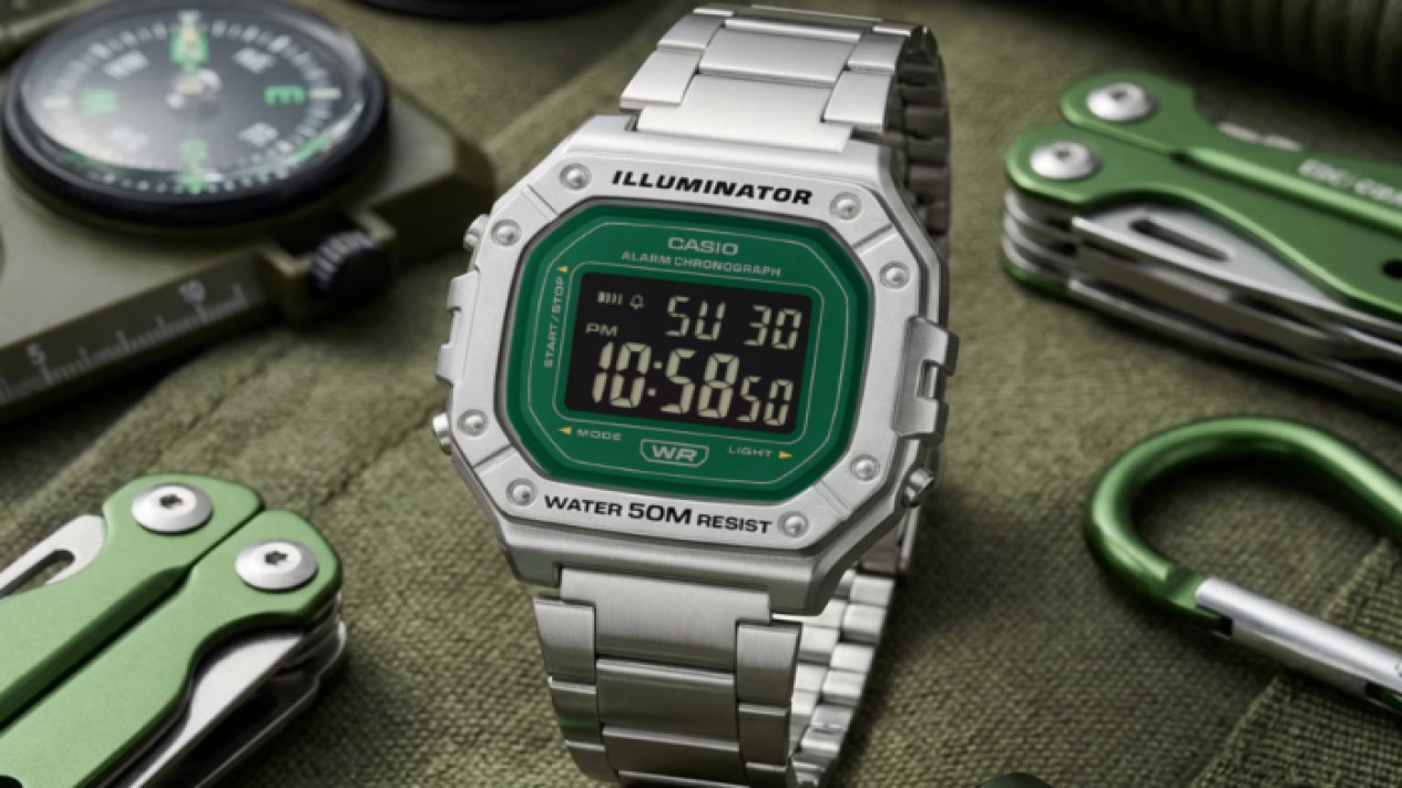 Casio Vintage AQ240E-2A (Photo: Casio), Casio Vintage AQ240E-2A, Desain Hybrid yang Elegan, Casio W218HD-3AV, Pilihan Digital dengan Sentuhan Hijau Gelap, Casio Vintage AQ240EG-9A, Warna Emas yang Mewah, Casio Vintage A158WETB-1A, Klasik Digital dengan Sentuhan Modern, Opsi Lain dengan Fungsi dan Desain Beragam
