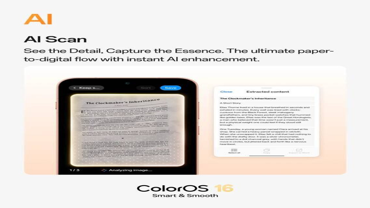 AI Menu Translation menerjemahkan menu restoran secara instan (Photo: Oppo), Antarmuka Live Space yang Lebih Responsif dan Bersih, AI Mind Pilot menggabungkan berbagai model AI untuk respons kontekstual (Photo: Oppo), Konektivitas Antar Platform Makin Mudah dengan O+ Connect, Fitur AI Grouping mengorganisir aplikasi berdasarkan kategori dan warna (Photo: Oppo), AI Mind Pilot: Integrasi Beragam Model AI dalam Satu Interface, AI Menu Translation menerjemahkan menu restoran secara instan (Photo: Oppo), Fitur AI Tambahan yang Mempermudah Aktivitas Sehari-hari