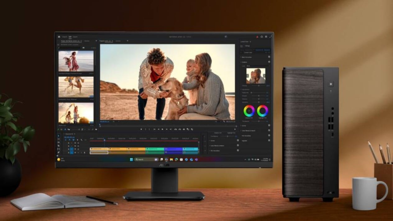 (Photo: Asus), Spesifikasi utama Asus V700 Mini Tower (Photo: Asus), Desain Desktop yang Nyaman di Ruang Hidup,  (Photo: Asus), Performa Tinggi Berbasis Intel Core Ultra, Konektivitas dan Sistem Pendingin yang Efisien, Status Harga dan Ketersediaan