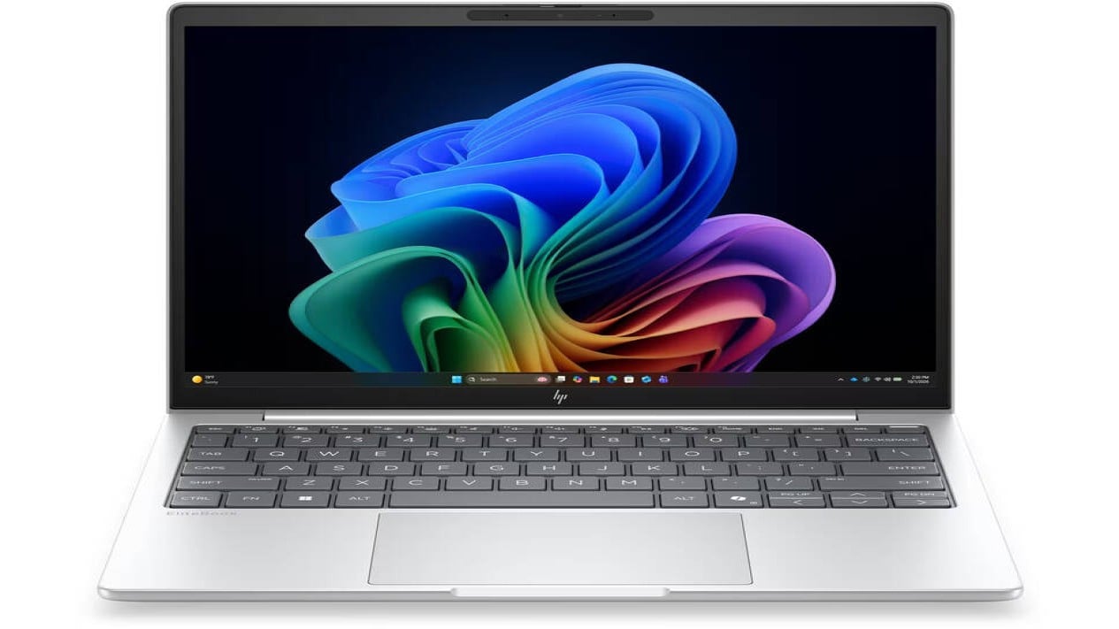Detail layar dan bodi HP EliteBook 8 G2i 13 (Photo: HP), Tampilan laptop HP EliteBook 8 G2i 13 yang elegan dan ringkas (Photo: HP), Performa Kencang dengan Arsitektur Intel Panther Lake, Detail layar dan bodi HP EliteBook 8 G2i 13 (Photo: HP), Layar Super Terang untuk Kenyamanan Bekerja di Mana Saja, Daya Tahan Baterai dan Pengisian Cepat 100 Watt, Ketersediaan dan Harga di Pasar Global