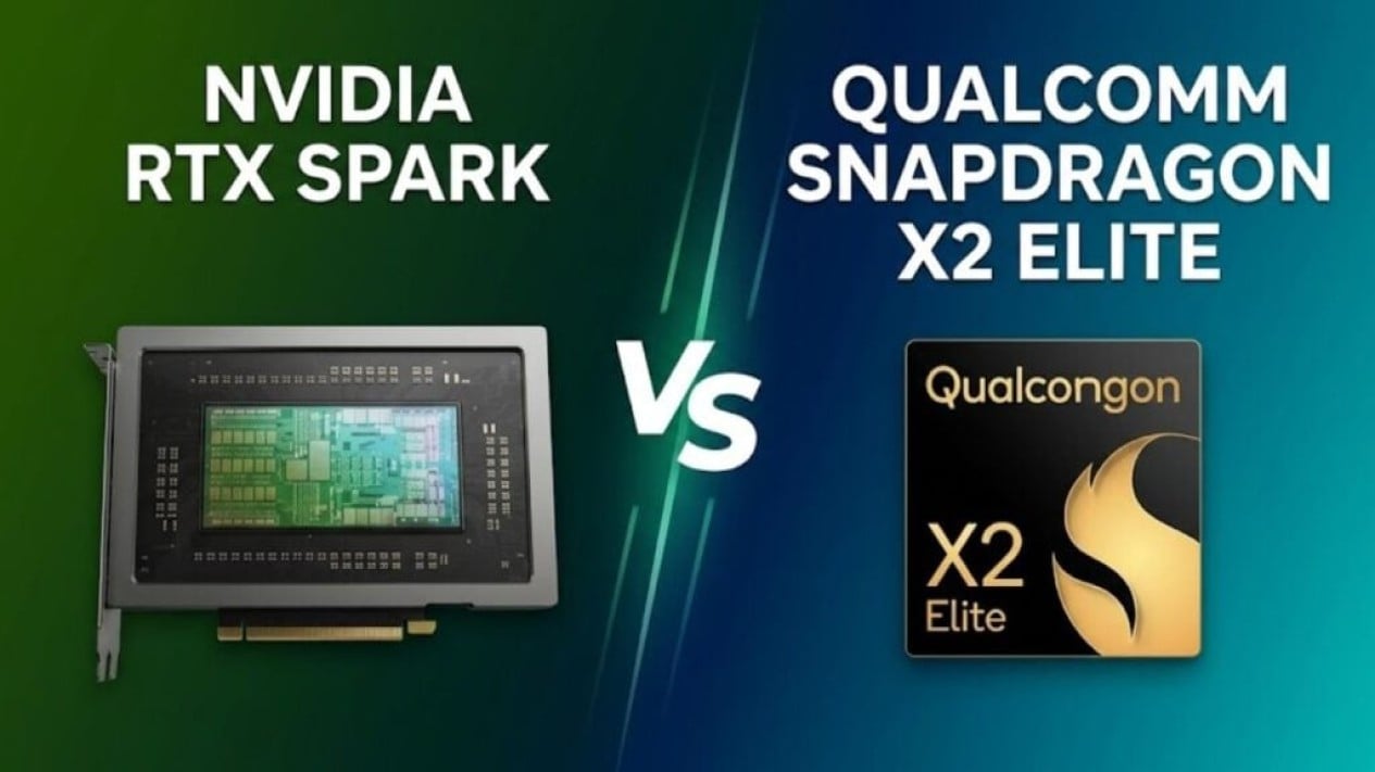 Perbandingan visual antara chip Snapdragon X2 Elite dan Nvidia RTX Spark untuk perangkat laptop, Mengenal Nvidia RTX Spark yang Ingin Mengulang Kesuksesan Apple Silicon, Snapdragon X2 Elite Extreme Jadi Andalan Qualcomm untuk Produktivitas Tinggi, Pertarungan Kekuatan Grafis dan Kecerdasan Buatan yang Semakin Sengit, Menanti Kehadiran Laptop Super Kencang Ini di Pasar Indonesia