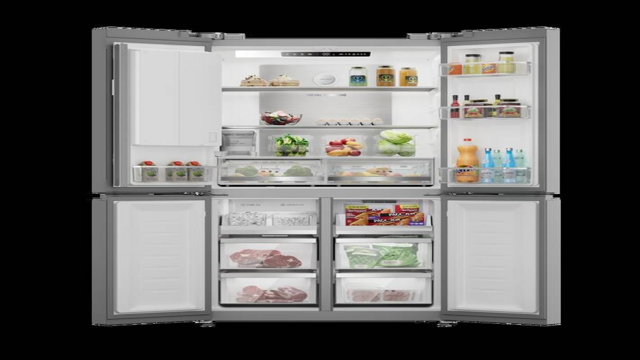 Interior kulkas Dreame FizzFresh 524L dengan kompartemen es dan penyimpanan fleksibel, Kulkas Dreame FizzFresh 524L dengan pintu berdampingan dan fitur SparklingBar, Inovasi SparklingBar yang Membawa Kesegaran dalam Sekejap, Interior kulkas Dreame FizzFresh 524L dengan kompartemen es dan penyimpanan fleksibel, Fitur Pendinginan dan Penyimpanan yang Fleksibel, Fasilitas Es Batu yang Lengkap untuk Beragam Kebutuhan, Peluang Kehadiran di Pasar Indonesia