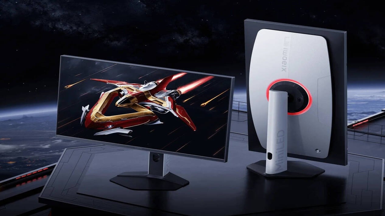 Detail layar monitor gaming Xiaomi Mini LED dengan visual jernih, Tampilan belakang monitor gaming Xiaomi G Pro 27Qi dengan desain modern, Teknologi Mini LED yang Membuat Visual Terasa Hidup, Detail layar monitor gaming Xiaomi Mini LED dengan visual jernih, Keunggulan Mini LED Xiaomi untuk Performa Gaming Kompetitif, Potensi Rilis dan Harga Monitor Xiaomi Terbaru di Indonesia