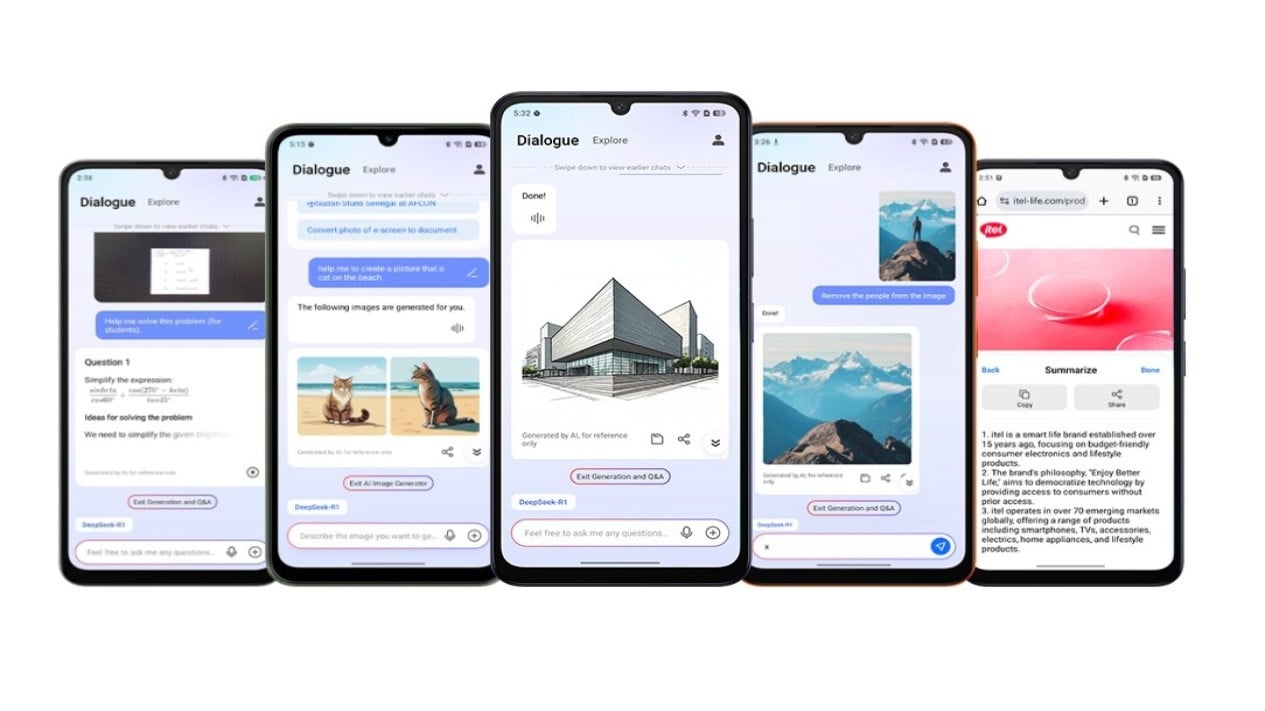 Asisten AI itel A200 berbasis DeepSeek R1, Rancang Bodi Tangguh yang Tak Gentar Debu dan Cipratan Air, Ketangguhan bodi itel A200 dengan sertifikasi MIL-STD-810H, Layar 120 Hz di Kelas Satu Jutaan, Bukan Sekadar Janji, Layar lebar itel A200 dengan refresh rate adaptif 120 Hz, UltraLink, Telepon dan Pesan Tanpa Sinyal Hingga 2 Kilometer, Tombol AI dengan Otak DeepSeek R1 Siap Membantu, Asisten AI itel A200 berbasis DeepSeek R1, Kamera 13 MP dan Baterai 5.000 mAh untuk Teman Seharian, Baterai besar itel A200 berkapasitas 5000 mAh, Jaminan Lancar 48 Bulan dengan Android 15 Go Edition, Pilihan Warna Segar dan Potensi Ketersediaan di Indonesia, Pilihan warna itel A200 yang stylish untuk pengguna muda