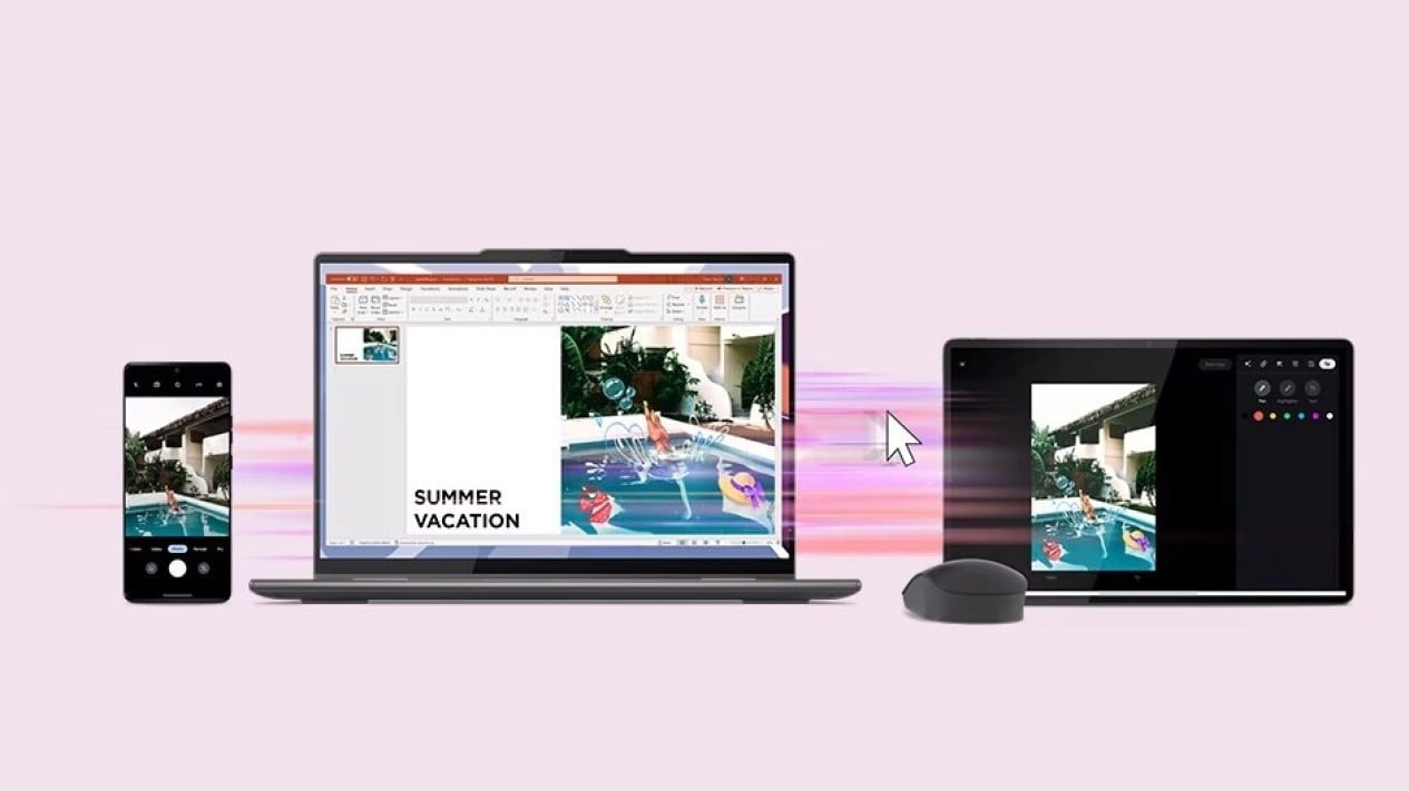 Konektivitas Lenovo Yoga Tab, Bodi Sangat Tipis dengan Teknologi Baterai Silicon Carbon, Layar Resolusi Tinggi yang Adaptif dan Ramah Mata, Performa Snapdragon 8 Gen 3 dalam Balutan Tipis, Ragam Fitur AI untuk Mempercepat Proses Kerja, AI Live Transcript, Pencatat Rapat Otomatis dan Andal, Smart Connect, Jembatan Nirkabel ke Laptop Lenovo, Baterai 8860 mAh Tahan Seharian Penuh, Paket Lengkap Stylus dan Keyboard dalam Kotak Penjualan, Harga dan Ketersediaan di Indonesia