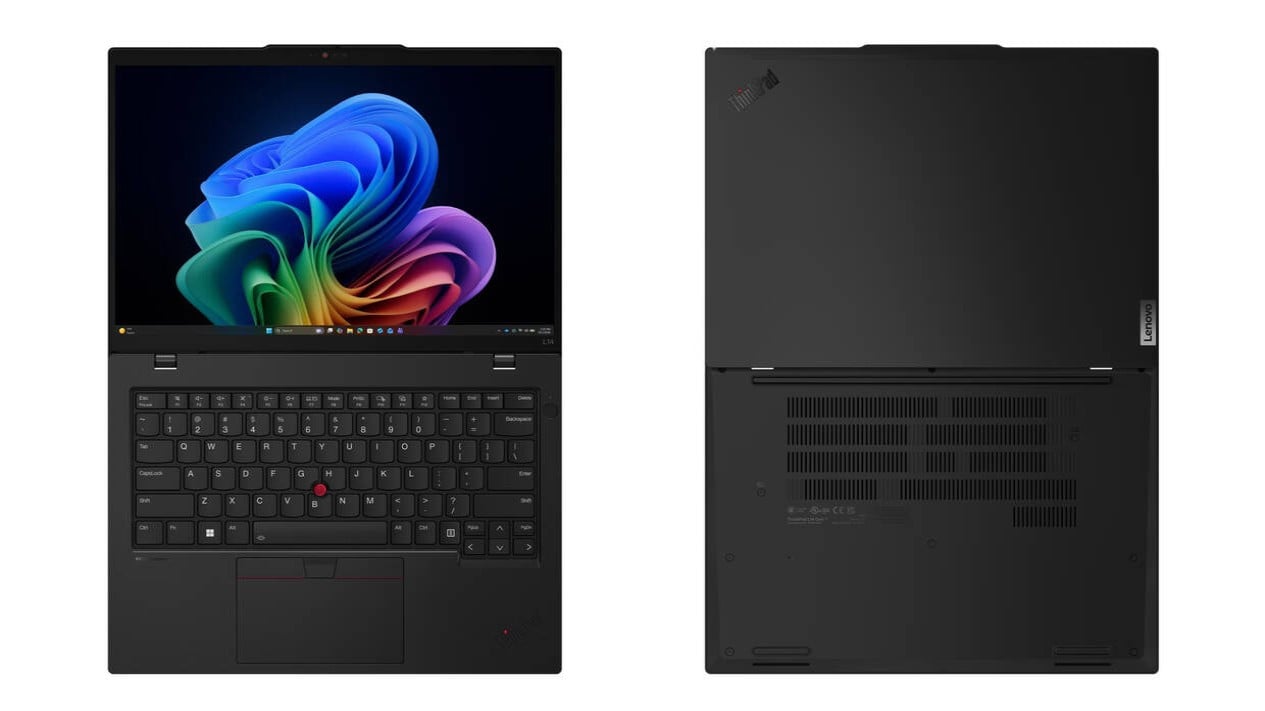 Tampak samping laptop L‌enovo ThinkPad L14 Gen 7 dalam keadaan terbuka dengan layar menyala., Performa Andal dengan Sentuhan Kecerdasan Buatan, Memori Lega dan Penyimpanan Super Cepat, Konektivitas Seluler untuk Mobilitas Tanpa Hambatan, Varian Baterai dan Rencana Model Intel, Potensi Rilis di Indonesia