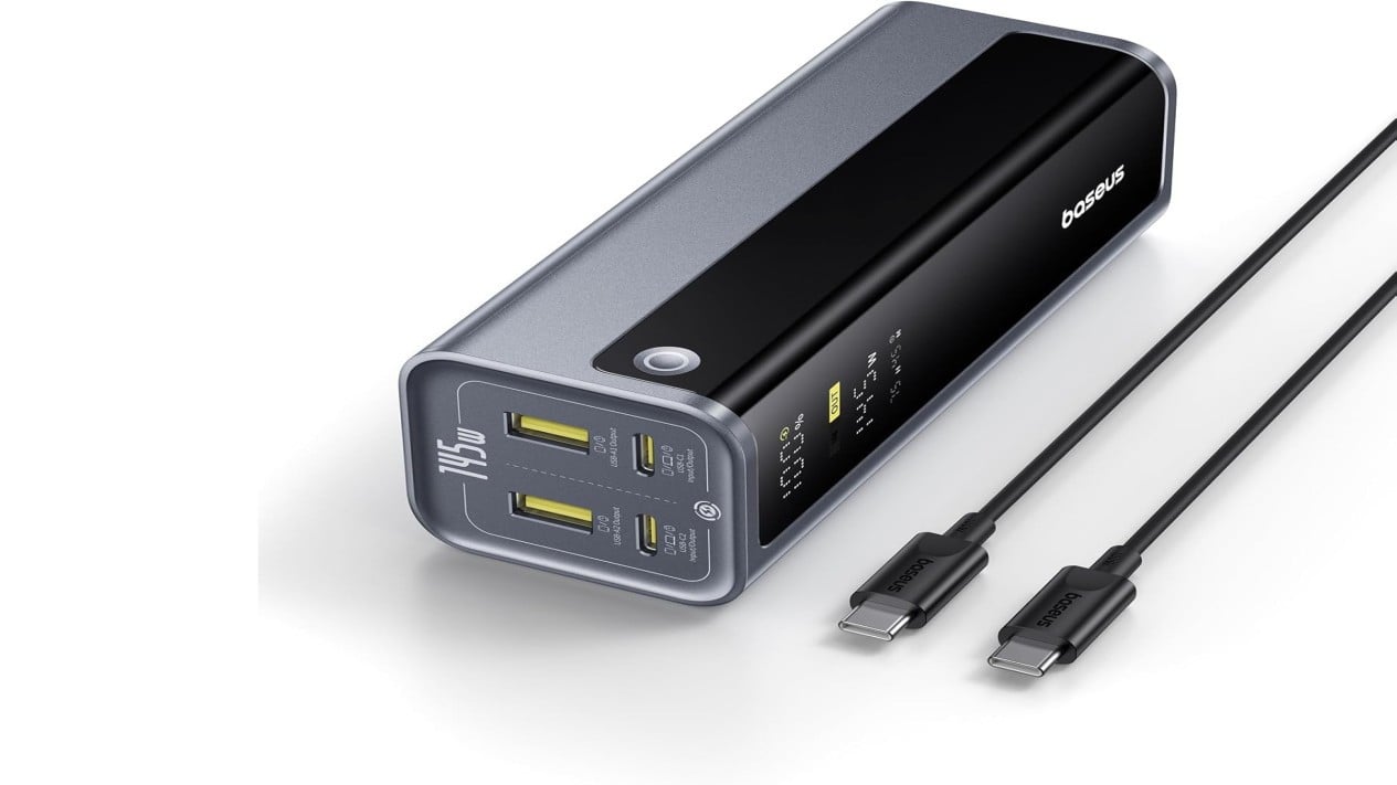 Power Bank B‌aseus EnerGeek GR12 dengan desain kompak dan layar digital, Desain dan Kapasitas Besar Untuk Pengisian Optimal, Power Bank B‌aseus EnerGeek GR12 dengan desain kompak dan layar digital, Pengisian Cepat Hingga 145W dengan Empat Port, Layar Digital untuk Informasi Pengisian Lebih Jelas, Dukungan Standar Fast Charging Lengkap, Potensi Ketersediaan dan Harga di Indonesia