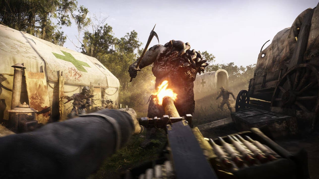 Hunt: Showdown 1896 game scene, Diskon Menarik di Berbagai Game Populer PlayStation, Reanimal game cover, Game Baru dan Klasik dengan Harga Terjangkau, Days Gone gameplay, Potensi Rilis dan Harga di Indonesia, Hunt: Showdown 1896 game scene, ARK: Survival Ascended gameplay