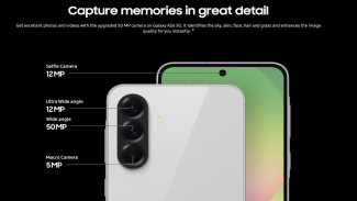 Kamera 50MP dengan OIS dan Fitur Fotografi Canggih, Performa Andal dengan Exynos 1580 dan Fitur AI , Performa Andal dengan Exynos 1580 dan Fitur AI, Kamera 50MP dengan OIS dan Fitur Fotografi Canggih, Kamera 50MP dengan OIS dan Fitur Fotografi Canggih, Baterai Tahan Lama dan Pengisian Cepat 45W, Baterai Tahan Lama dan Pengisian Cepat 45W, Sistem Operasi Terbaru dan Pembaruan Jangka Panjang, Sistem Operasi Terbaru dan Pembaruan Jangka Panjang, Harga Samsung Galaxy A56 5G Terbaru di Indonesia, Harga Samsung Galaxy A56 5G Terbaru di Indonesia