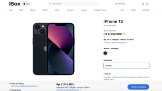Harga iPhone 13 Terbaru di iBox