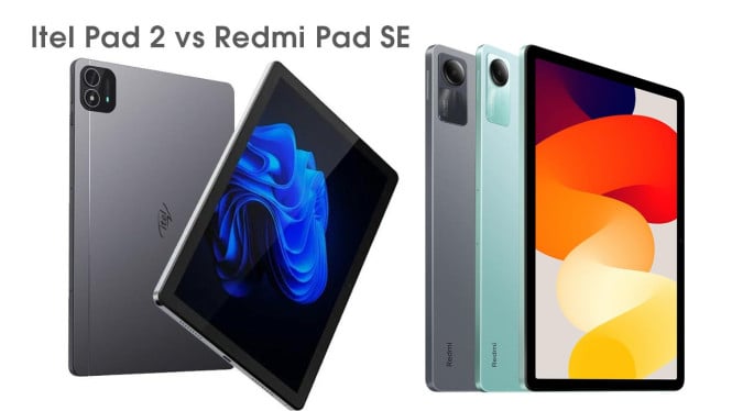 Itel Pad 2 vs Redmi Pad SE