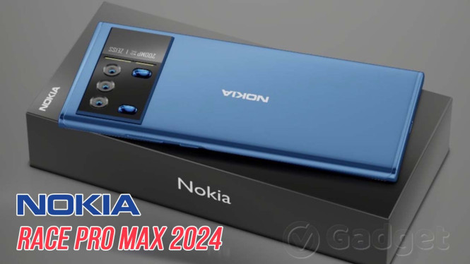 Ilustrasi Nokia Race Pro Max 2024, Desain Menawan dan Layar Super AMOLED, Kamera Utama 250MP untuk Hasil Foto yang Luar Biasa, Performa Tangguh dengan Chipset Snapdragon 8 Gen 3, Baterai Besar 6900mAh dengan Pengisian Cepat 45W, Fitur Lengkap dan Konektivitas 5G, Harga Nokia Race Pro Max 