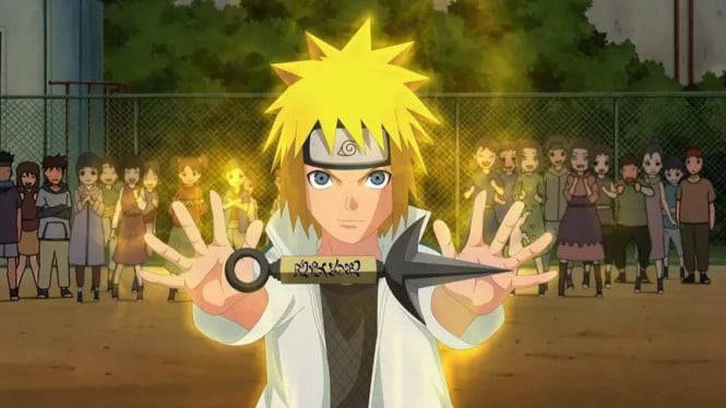 Daftar Jutsu Terkuat Minato Namikaze, 1. Rasengan, 2. Hiraishin no Jutsu: Teleportasi Kilat, 3. Shurikenjutsu, 4. Shiki Fujin, 5. Sage Mode