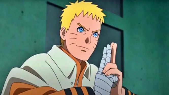 Alasan Naruto Menggunakan Perban Pada Tangannya di Boruto, 1. Lengan tersebut adalah prostetik, Sumber: Shueisha/                                                                                                             , Sumber: Crunchyroll/Naruto Shippuden, Sumber: Crunchyroll.com/Boruto Naruto Next Generations