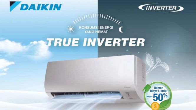 AC Daikin, 1. Samsung, 2. Sharp, 3. Daikin, 5. Panasonic, 6. Polytron, 8. Electrolux, 10. Midea