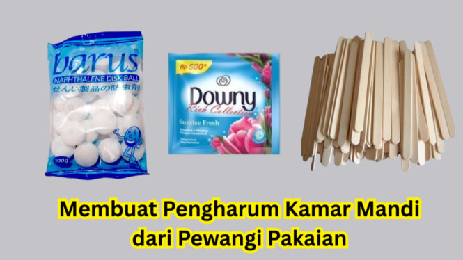Tips Praktis Membuat Pengharum Kamar Mandi dari Pewangi Pakaian