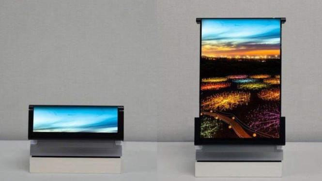 Gokil! Tampang HP Layar Gulung Samsung Bocor, Desainnya Bikin Melongo!
