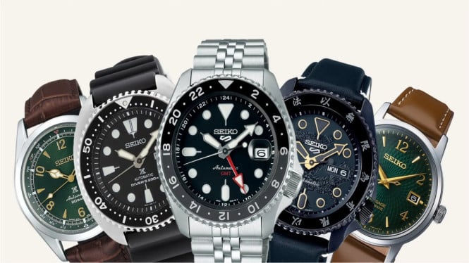 5 Rekomendasi Jam Tangan Seiko Automatic: Detik Waktu yang Berputar Bersama Elegansi!, 1. Seiko 5 Automatic Fabric Strap SRPH29K1: Casual Style yang Cool dan Tangguh!, 2. Seiko Presage Leather Cocktail Mojito SRPE45J1: Klasik dan Vintage untuk Acara Formal!, 3. Seiko 5 Automatic Nylon Full Black SRPD79K1: Sporty dan Versatile dengan Desain Serba Hitam!, 4. Seiko 5 Automatic Black Dial Gray SRPD65K1: Tahan Banting untuk Gaya Hidup Aktif!, 5. Seiko 5 Sort SRPE63K1: Semangat Muda dan Fleksibilitas untuk Segala Kesempatan!
