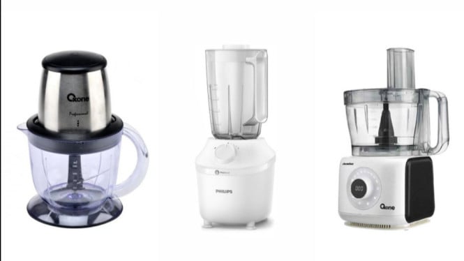 5 Pilihan Blender dan Chopper yang Bakal Membuat Masak Jadi Seru, Philips Blender 3000 Series HR2042 – Tekstur Halus dalam 45 Detik, Miako Blender BL 102 PL – Multifungsi untuk Semua Kebutuhan, Mitochiba CH200 – Mata Pisau Twist untuk Kecepatan Optimal, Philips Blender 5000 Series HR2221 – Performa Tangguh dengan Kapasitas Luas